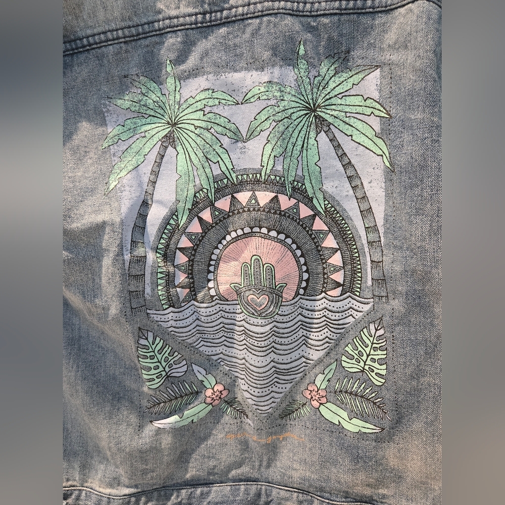 Spiritual Gangster Blue Denim Jacket - Picture 8 of 9